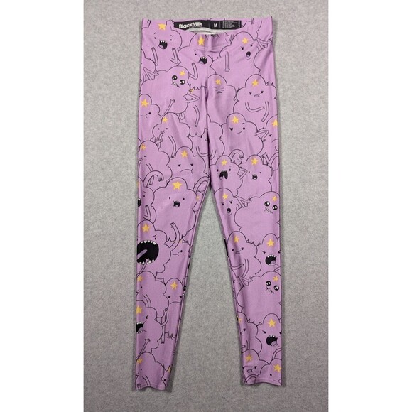 Blackmilk Pants - Blackmilk Women Pants Medium Leggings Expressive Cloud Pull On Stretch Mid Rise